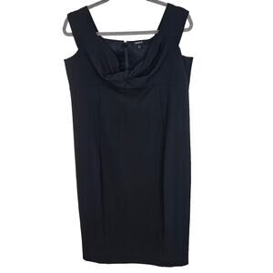 Torrid Dress Midi Dress Party Dress Cocktail Dress 1X Black Sleeveless Dress